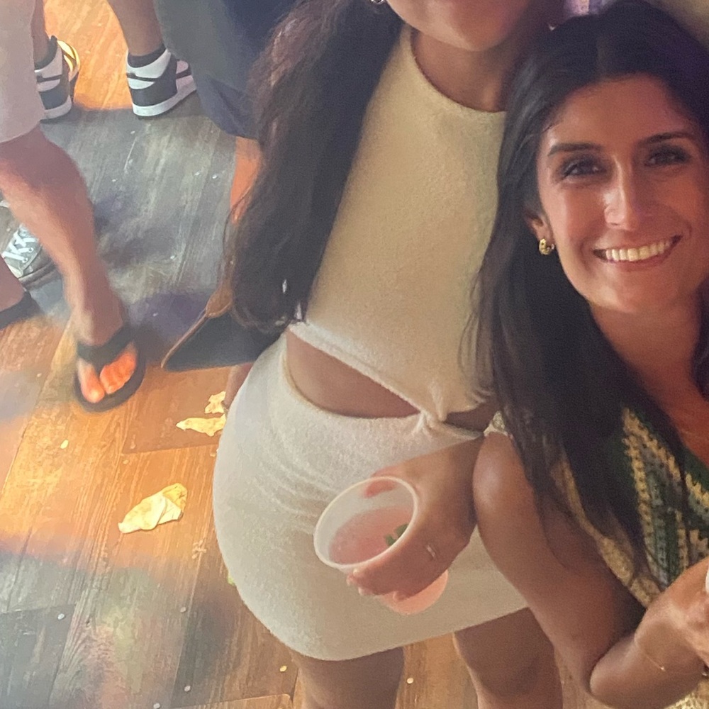 Terry cloth dress